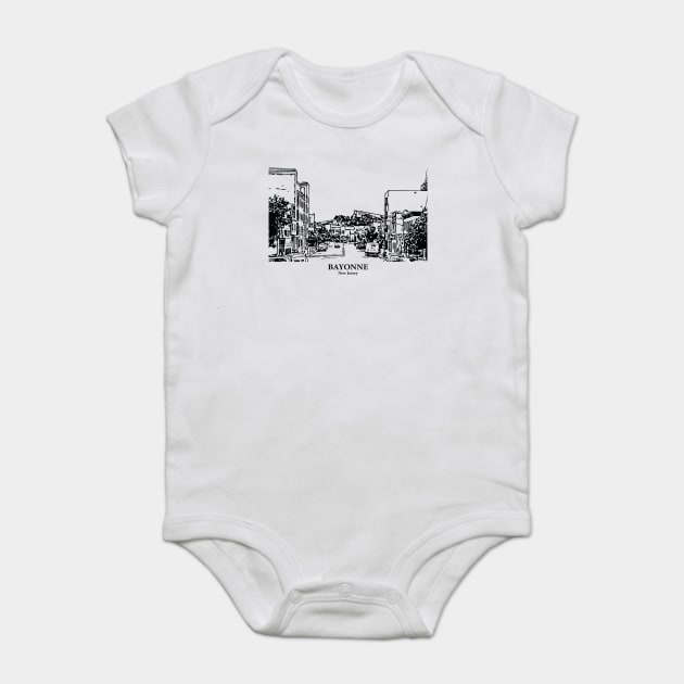 Bayonne - New Jersey Baby Bodysuit by Lakeric